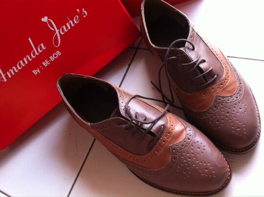 WTS AMANDA JANE'S LOCAL BRAND LONGWING SHOES (BRAND NEW)
