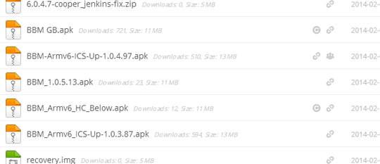 BlackBerry Messenger (BBM) untuk ARMV6