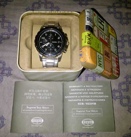 Terjual jam tangan FOSSIL fs4542 