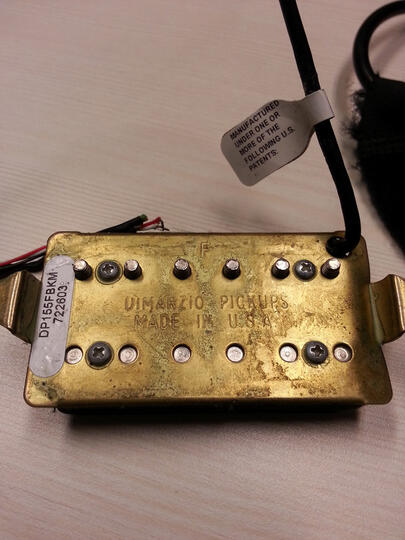 Terjual Pickup Dimarzio Tone Zone DP155 F-Spaced Black 