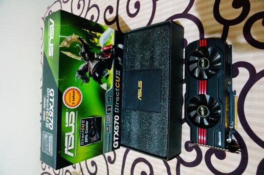 VGA ASUS GTX 570 DIRECT CU II