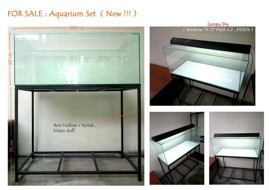 JUAL AQUARIUM SET BANDUNG