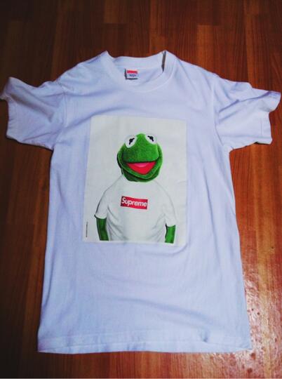 WTS ORIGINAL SUPREME X KERMIT T'SHIRT