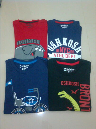 Baju Anak Cowok OSHKOSH (sablon)