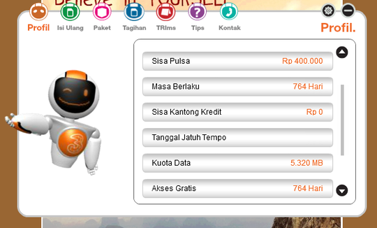 Perdana TRI AoN 6GB, 10GB, 21GB, 24GB, 30GB Tangerang