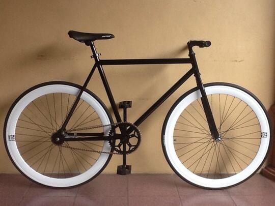 Terjual Sepeda Fixie Hitam Velg Putih Kaskus