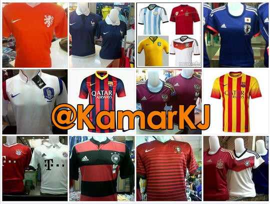 Jual Jersey Club dan Negara. KW Grade Ori