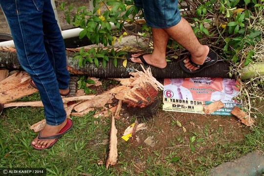 Breaking News! Suzuki Escudo "ditching" di Gorong-gorong Banjar Wijaya