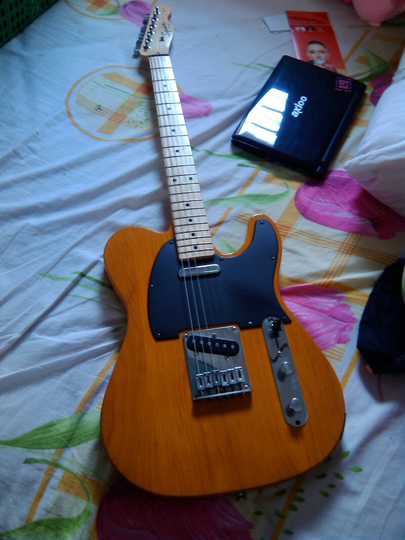 squier telecaster affinity second like new
