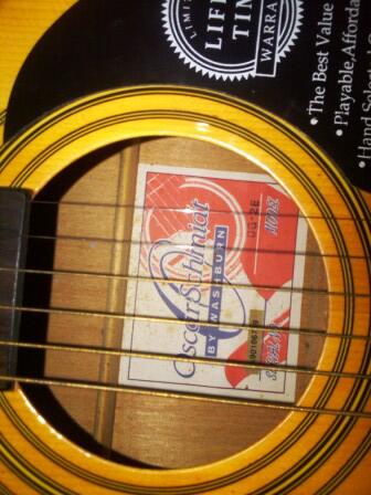 acoustic guitar washburn oscar schmidt