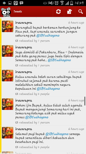 Instagram Saya Di Block ibu Ani Karena Curhat Masalah Asap Riau ke Beliau