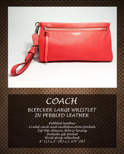 coach bleecker wristlet