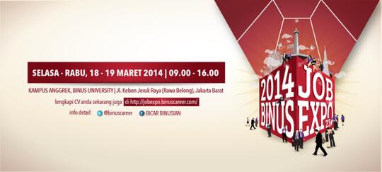 Berminat Jadi KASKUS Officer? Dateng yuk ke Career Expo 2014 & Binus Job Expo 2014!