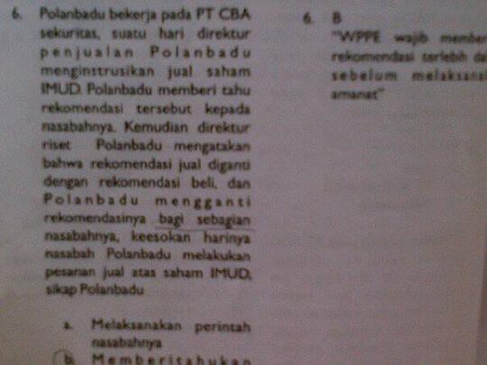 Buku Try Out Wppe Untuk Ujian Standart Profesi Pasar Modal Kaskus