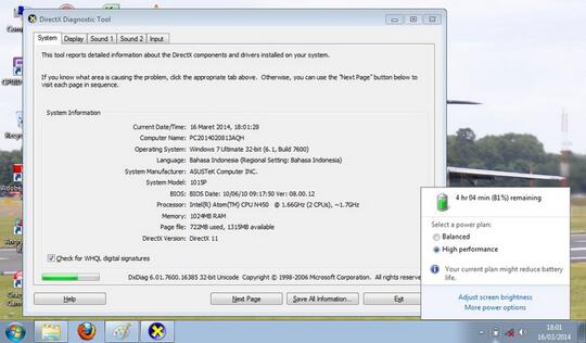 Laptop Asus Eepc 1015p Bandung
