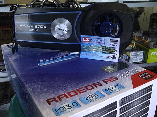 HIS R9 270x IceQ BARU 1 BULAN FULLSET