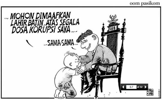 Karikatur Politik Hitam Putih - Doni Gambar