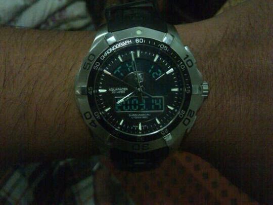 TAG HEUER AQUARACER CHRONOTIMER CAF1010 