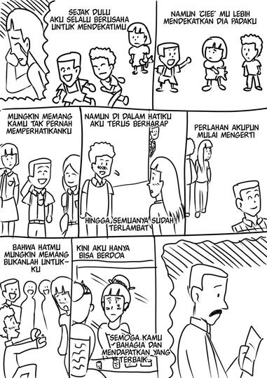 sad ending untuk yang sering bilang "cie"