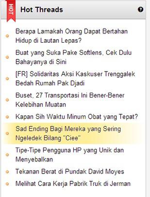 sad ending untuk yang sering bilang "cie"