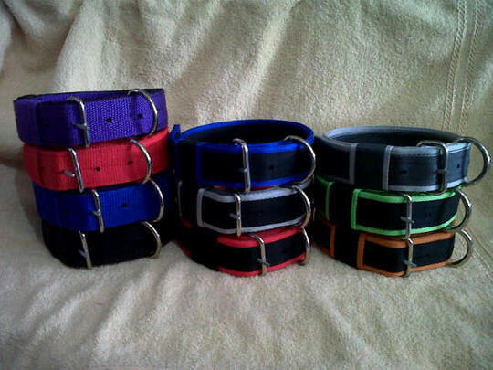 COLLAR DOG NYLON LEBAR 5CM, 4CM ( PITBULL, HERDER, ROTTWEILER )