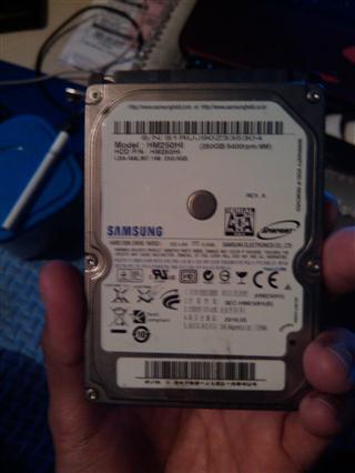 Hardisk 250 giga samsung bandung