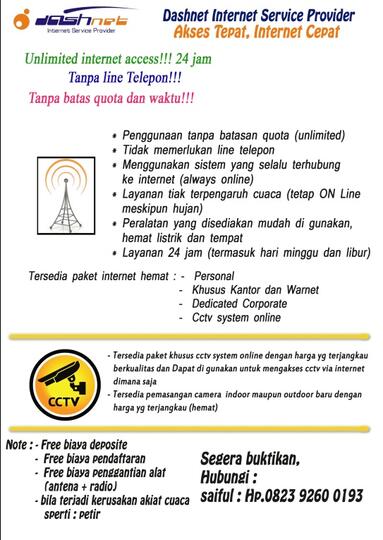 Terjual Dashnet Internet Service Provider Riau Akses Tepat Internet Cepat Kaskus