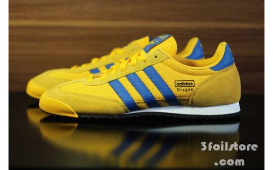 adidas dragon yellow blue