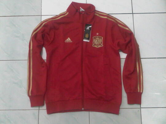 LELANG ~ Jaket Spain Spanyol Grade Ori Red World Cup 2014, Masukk Gann!!!