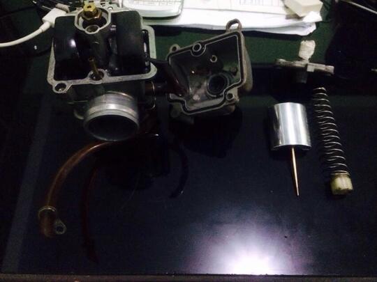 Jual paketan knalpot stainless cld ori dan karbu pwk28kx