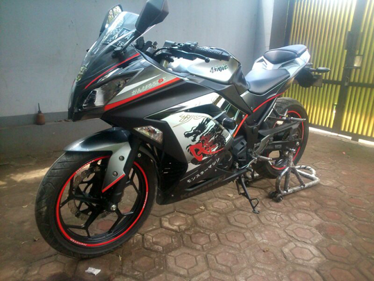 Joo0 FRAME SLIDER for Ninja 250 Murah tapi berkualitas.. Masuk Gan!!.