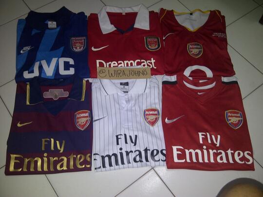 Pensiun!! WTS Arsenal Jersey All Retro KOLPRI..