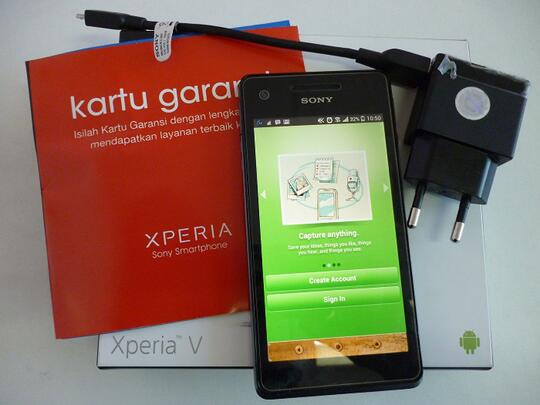 Jual cepat SONY XPERIA V pembelian Desember 13