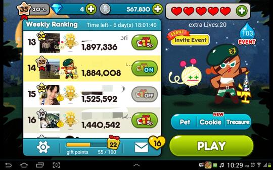 jasa isi gold line cookie run