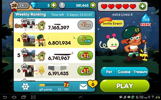 jasa isi gold line cookie run