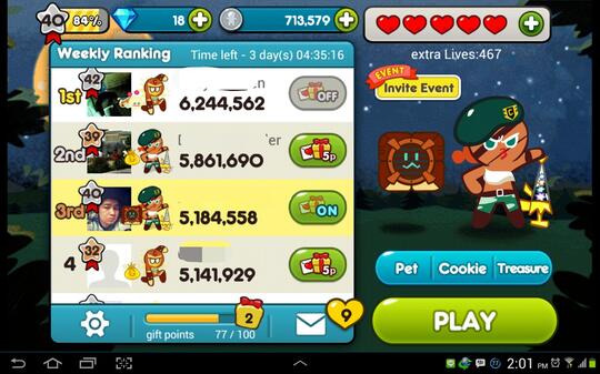 jasa isi gold line cookie run