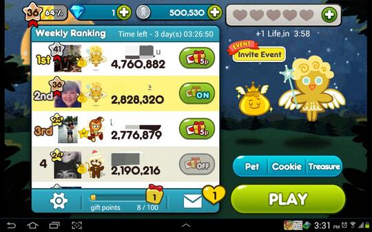 jasa isi gold line cookie run