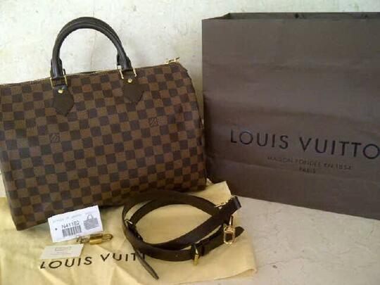 Terjual NEW- LV SPEEDY BANDOULIERE 35 DAMIER EBENE 2014 - RECEIPT ITALY |  KASKUS