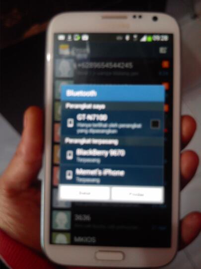 galaxy note 2 white cuman 3jt bandung