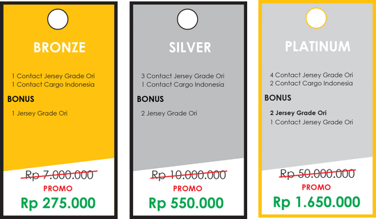 ◆◇ Investasi Contact Jersey, Bisnis Provit Tinggi Minim Resiko ! Buktikan !◇◆