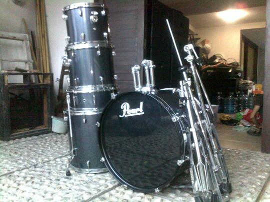 DRUMS PEARL FORUM SERIES + HiHat dan Syimbal Ziljian