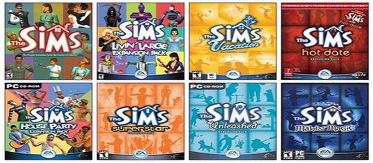 the sims 1 expansion packs