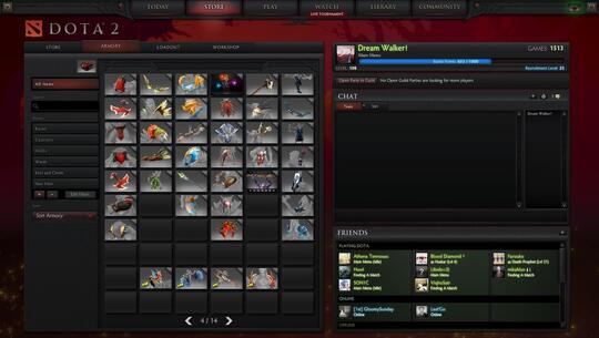 Jual ID DotA 2 LEVEL 108 Data Lengkap, Full invent atau ID aja! Masuk!!!