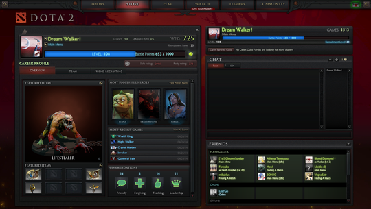 Jual ID DotA 2 LEVEL 108 Data Lengkap, Full invent atau ID aja! Masuk!!!