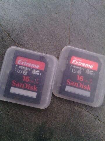 Sdhc sandisk extreme 2nd