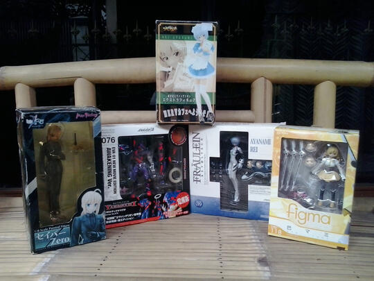 WTS Kolpri, BIB Mulus Excellent, Revo Eva, Ayanami Rei, Figma Mami, Saber, Rei Maid