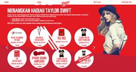 WTS poin cornetto RED Taylor Swift edition murah & stok banyak gan!