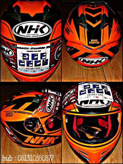 NHK Terminator Limited Edition Double Visor Orange
