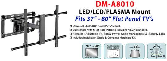 New Aneka Bracket TV STANDING STANDARD BELALAI CEILING MERK NB/DM+PASANG