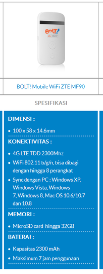 BU jual New modem BOLT! 4G bolt 4g murah